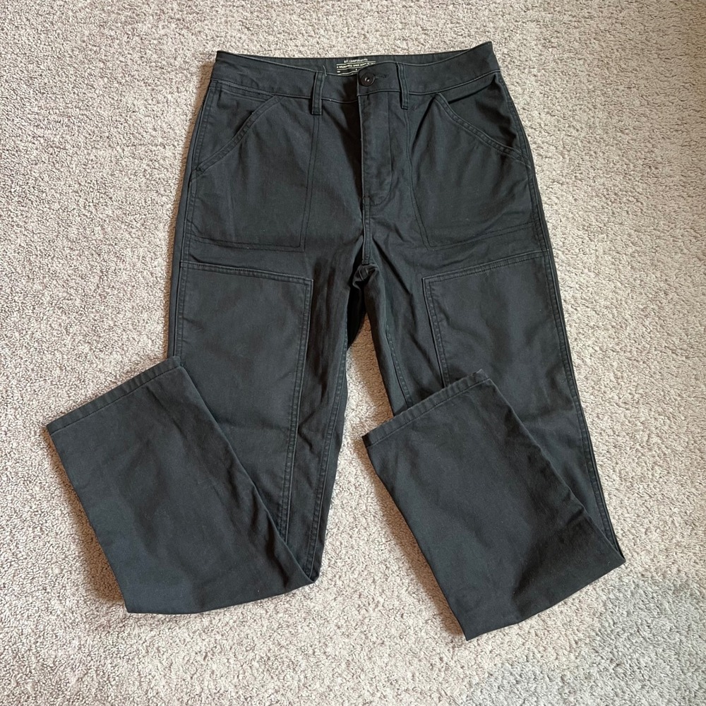 REI Co-op Outdoor Rugged Trailsmith Double Knee Dark Grey Pant Womens 8